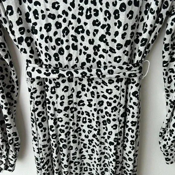 Loft balloon sleeve animal print dress - Picture 12 of 13